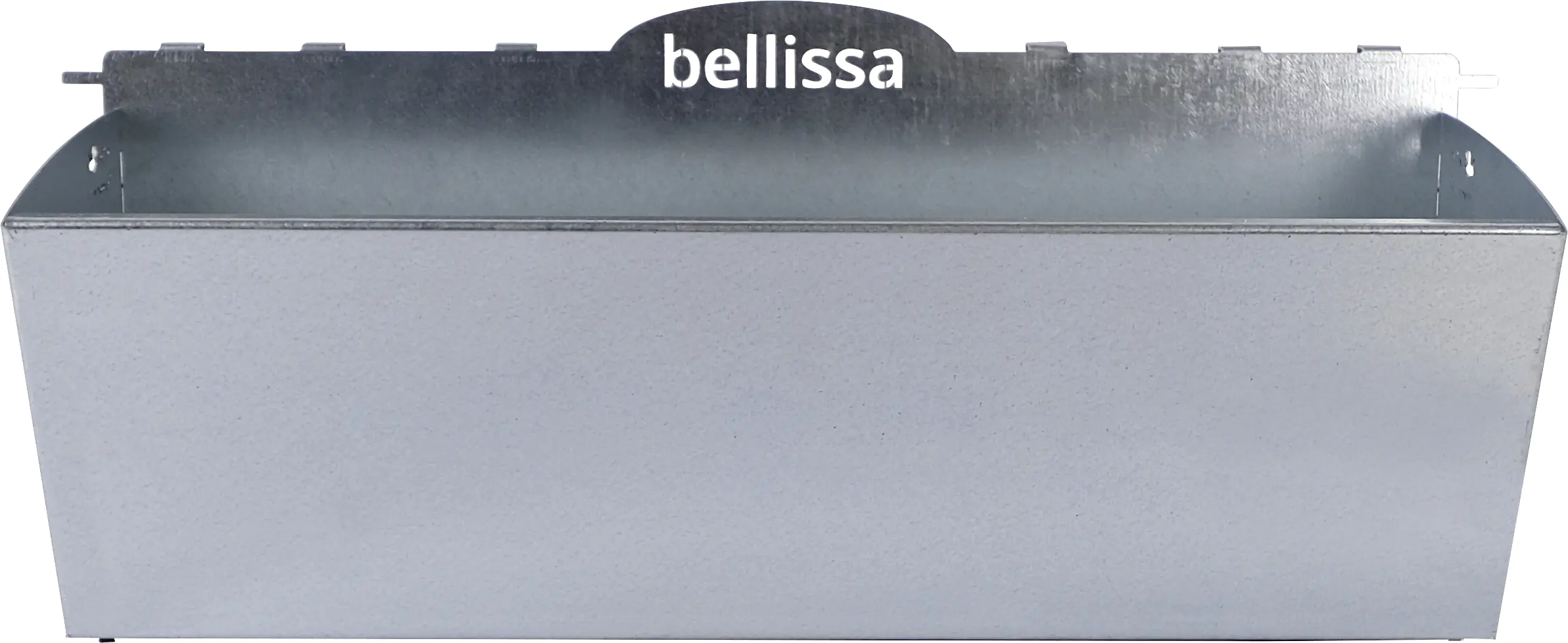 Bellissa Pflanzkasten Origami M, silber, 54 x 17,5 x 23 cm, verzinkter Stahl