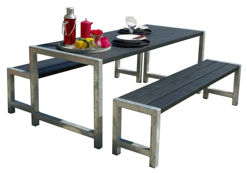 Plus Planken-Garnitur 3-teilig schwarz Plus Planken-Garnitur 3-teilig schwarz