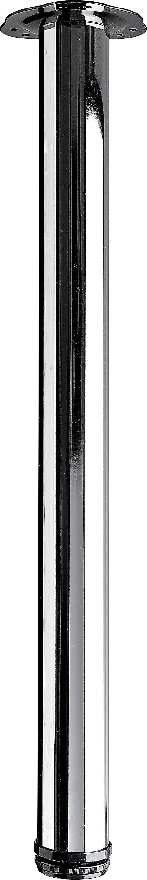 Hettich Tischbein-Set 6,0 x 70 - 73 cm Stahl verchromt - 4 Stück