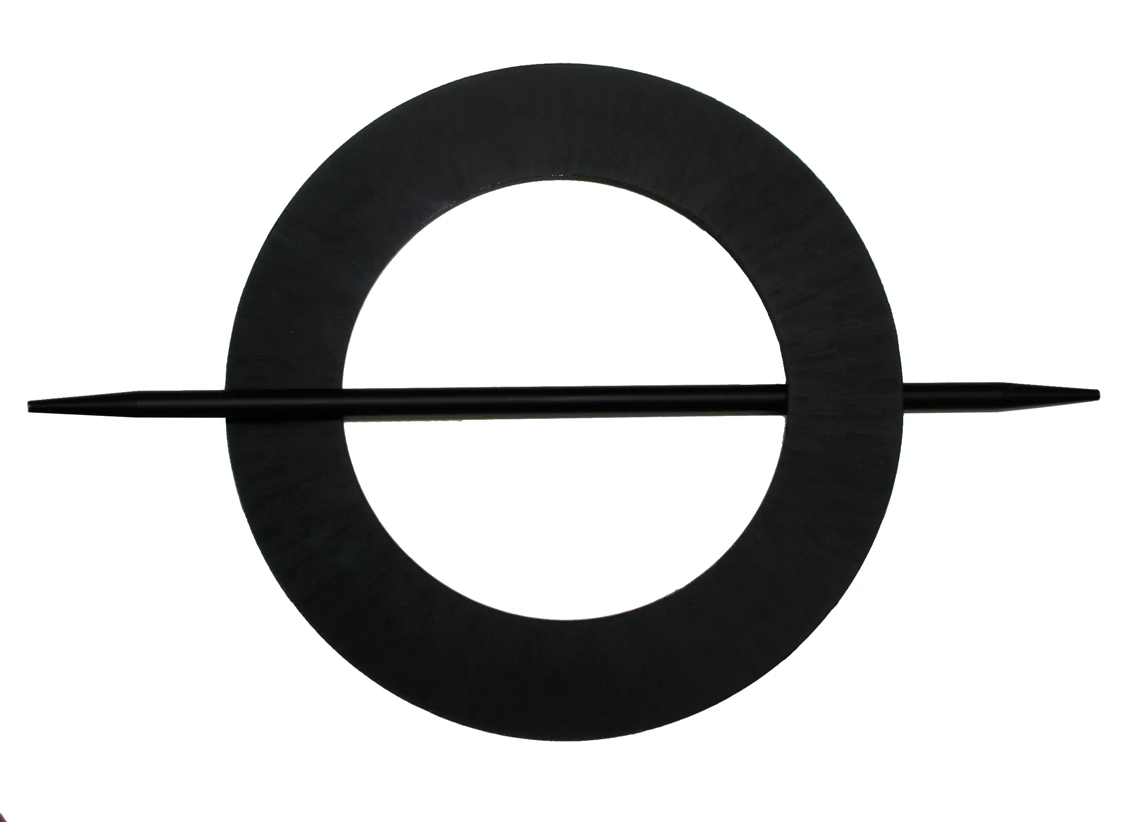 Gardinia Raffhalter für Vorhänge Mars Ø 14,5 cm schwarz matt