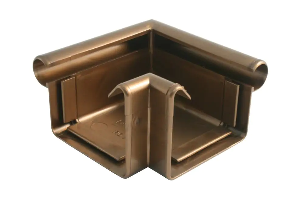 Marley Rinnenwinkel NW 70 mm, Innenecke, 90°, Kastenform, kupferton