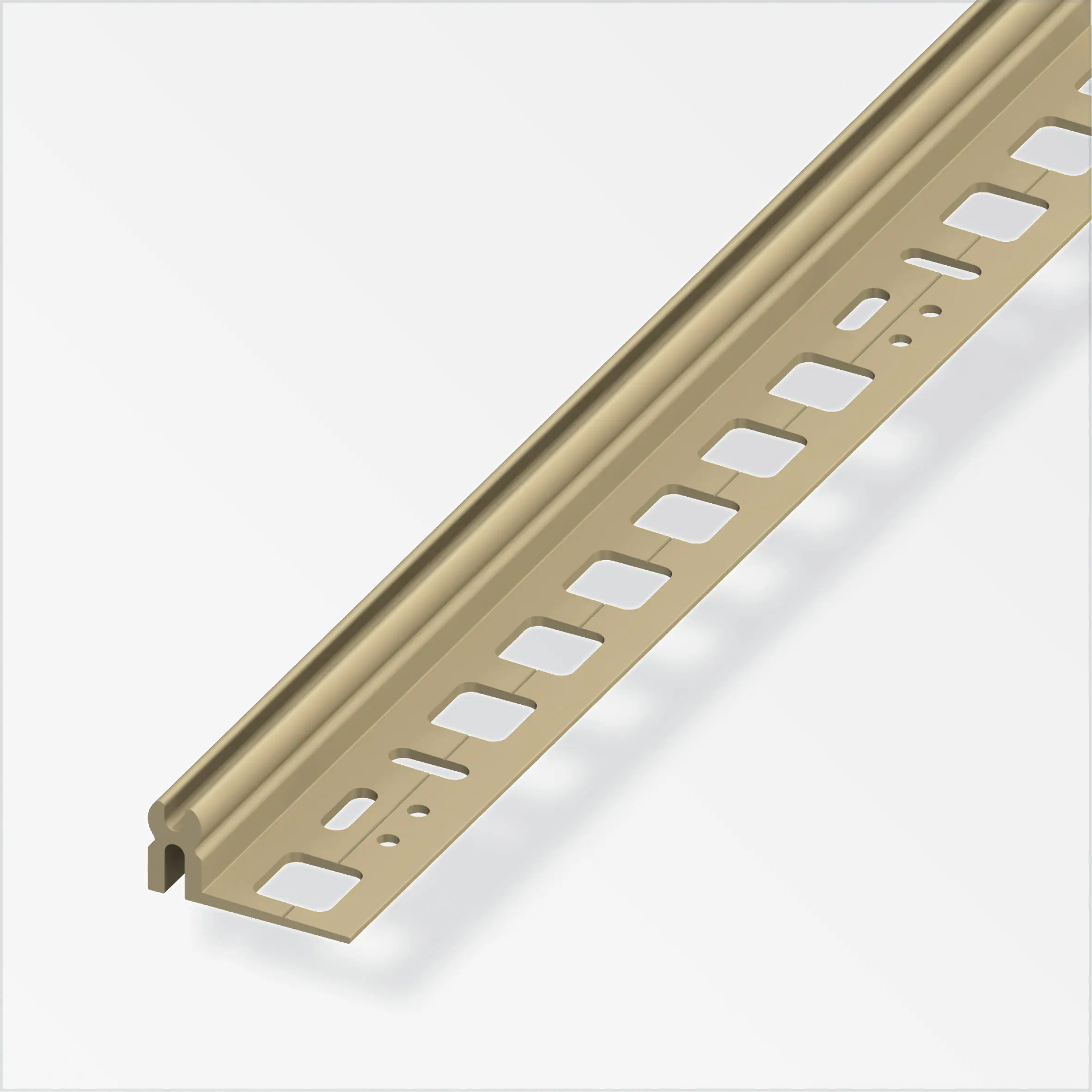 alfer Träger-Profil 1 m, 16 x 30 mm PVC (Kunststoff) glatt caramel alfer Träger-Profil 1 m, 16 x 30 mm PVC (Kunststoff) glatt caramel