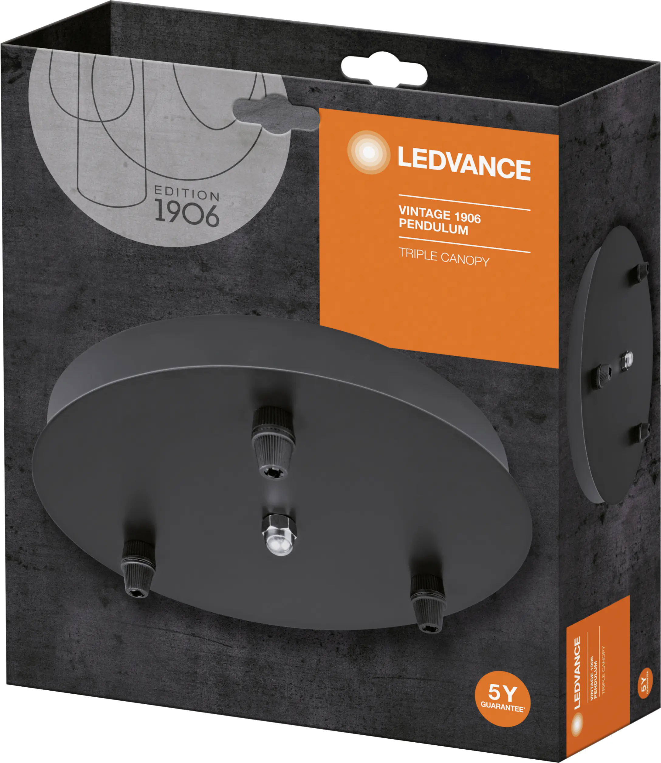 Ledvance Leuchtengehäuse Vintage 1906 Pendulum schwarz