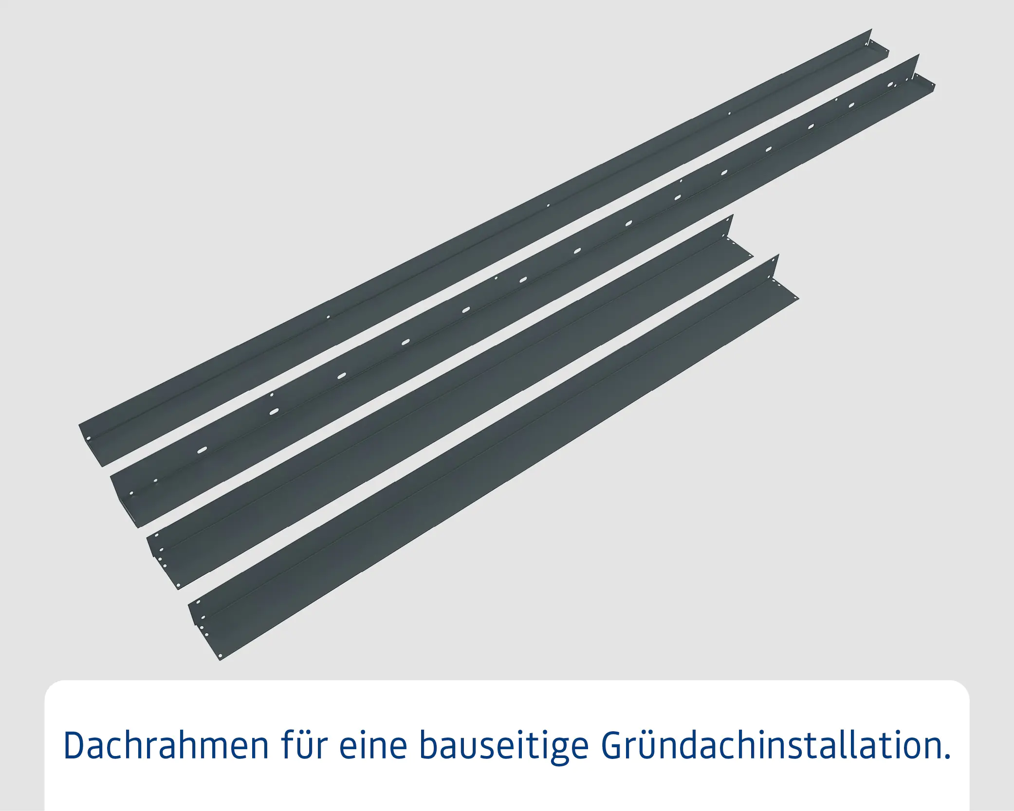 EcoStar Dachrahmen für Gründach Pultdach Typ 3 anthrazit EcoStar Dachrahmen für Gründach Pultdach Typ 3 anthrazit