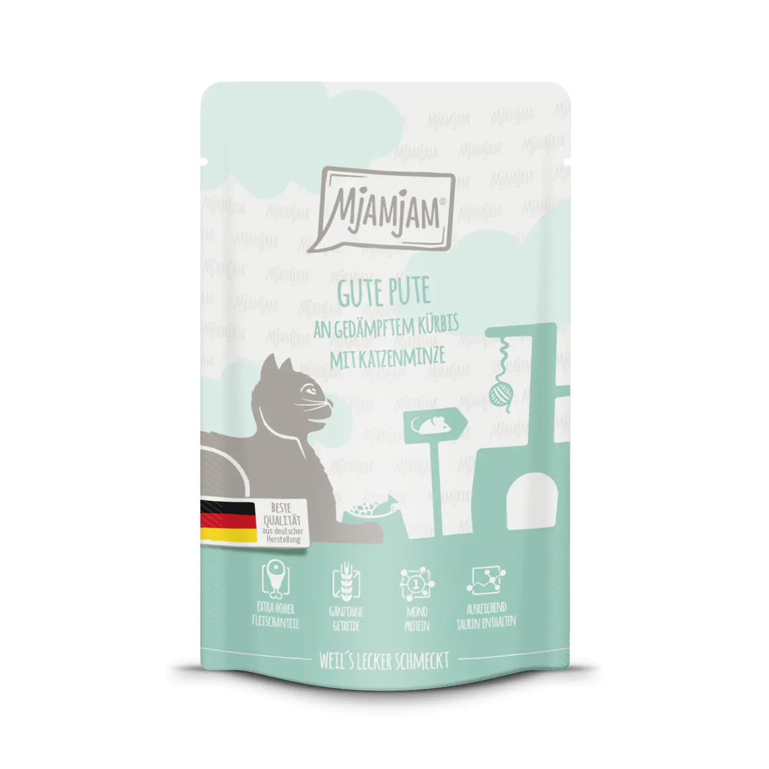 MjAMjAM - Quetschie - gute Pute an gedämpftem Kürbis 125 g 125 g