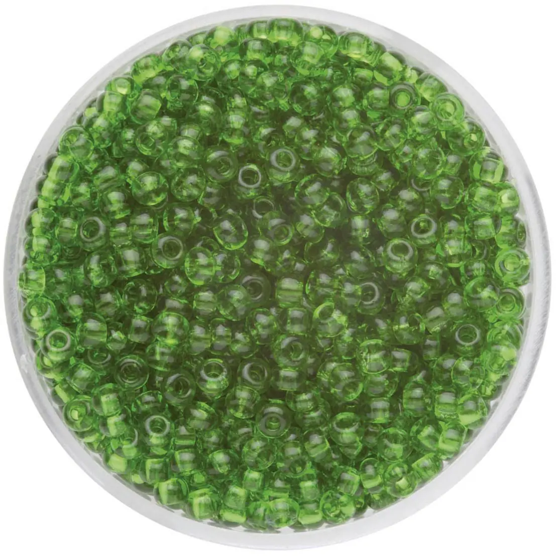 Glorex Rocailles Perlen 2,6 mm 17 g oliv