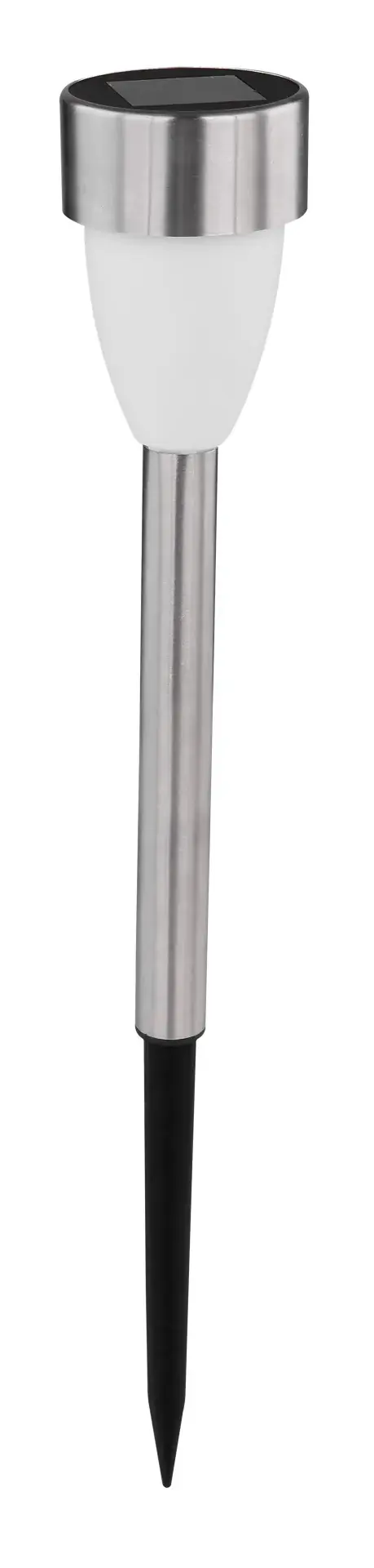 Globo Lighting LED Solarleuchte mit Flacker-Effekt Edelstahl 3er Set