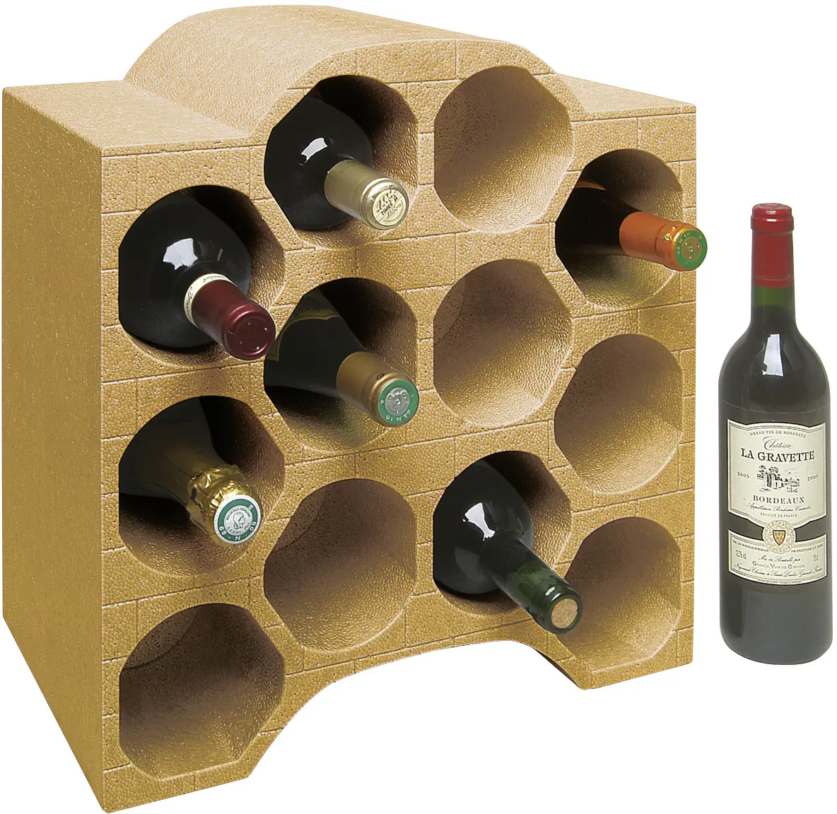 Climapor Weinregal 43 x 40 x 26 cm (L x B x H),