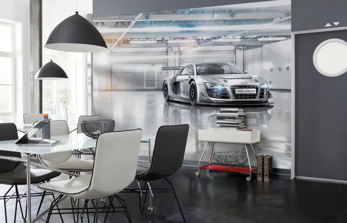 4036834089573_1 Komar Fototapete Audi R8 Le Mans 368 x 254 cm