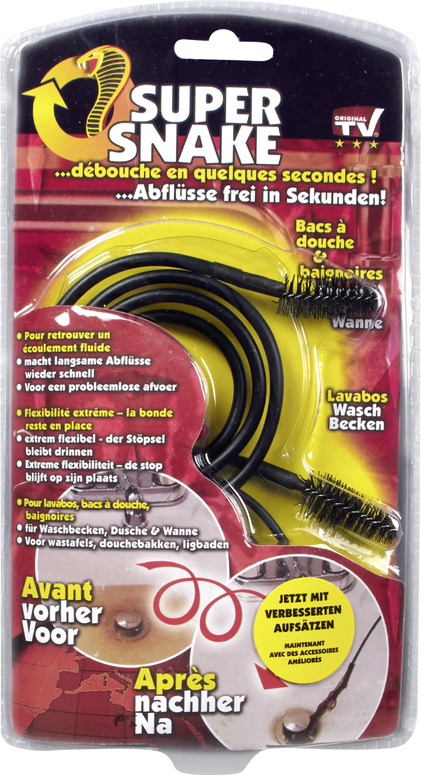 Broszio Rohrreinigerbürste Set Super Snake Broszio Rohrreinigerbürste Set Super Snake