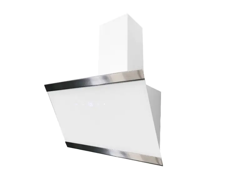 respekta kopffreie Schräghaube CH89060W mit Glasschirm 60 cm 