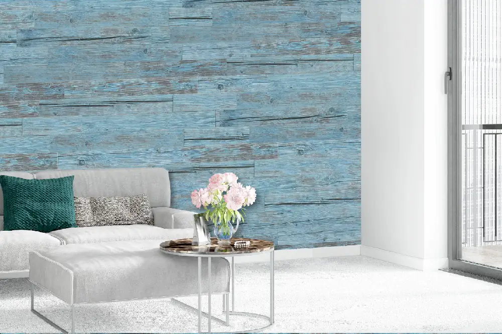 iWerk Holzpaneele zum Kleben 78 x 50 cm, 5 mm,Design karibikwood