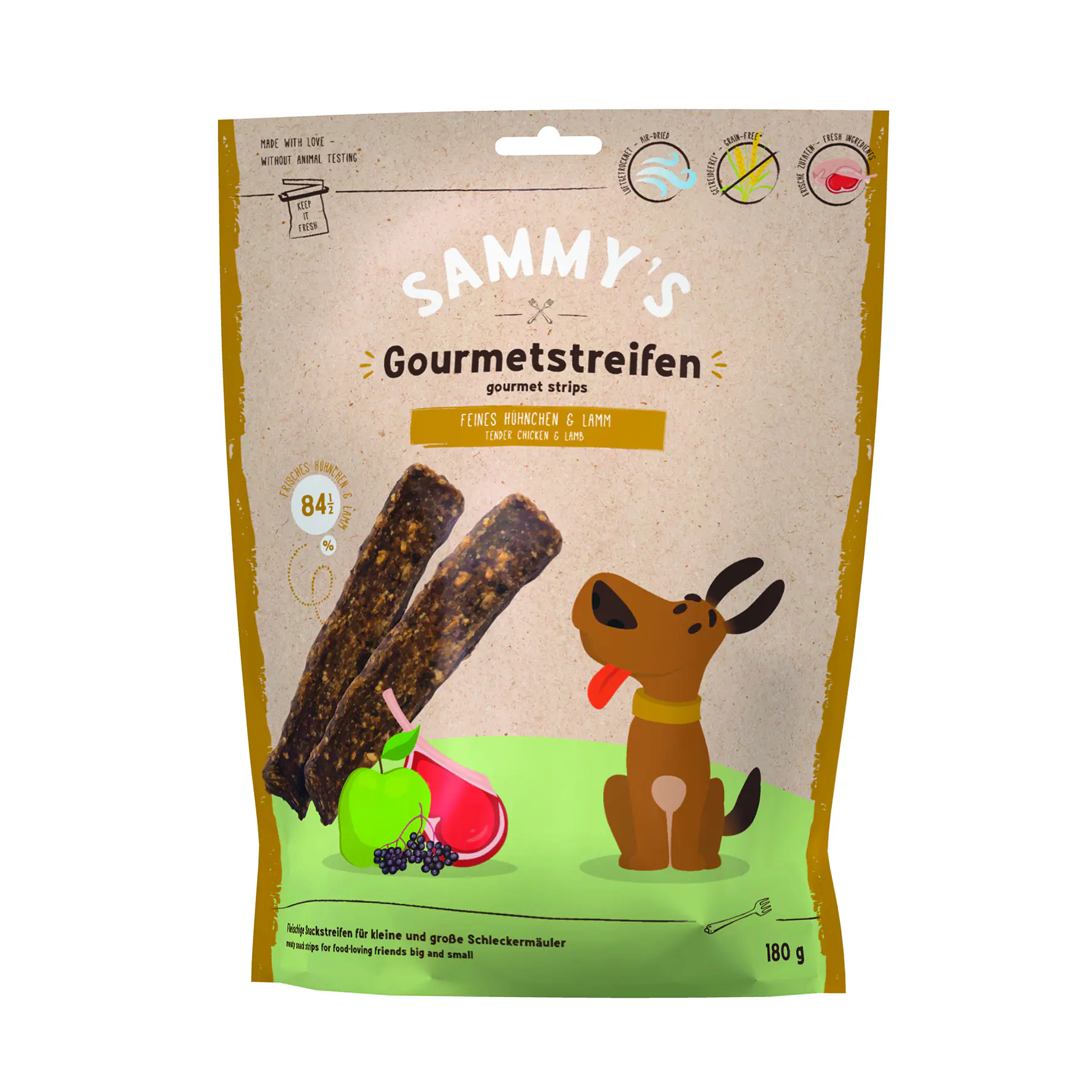 Sammys Streifen Lamm 180 g