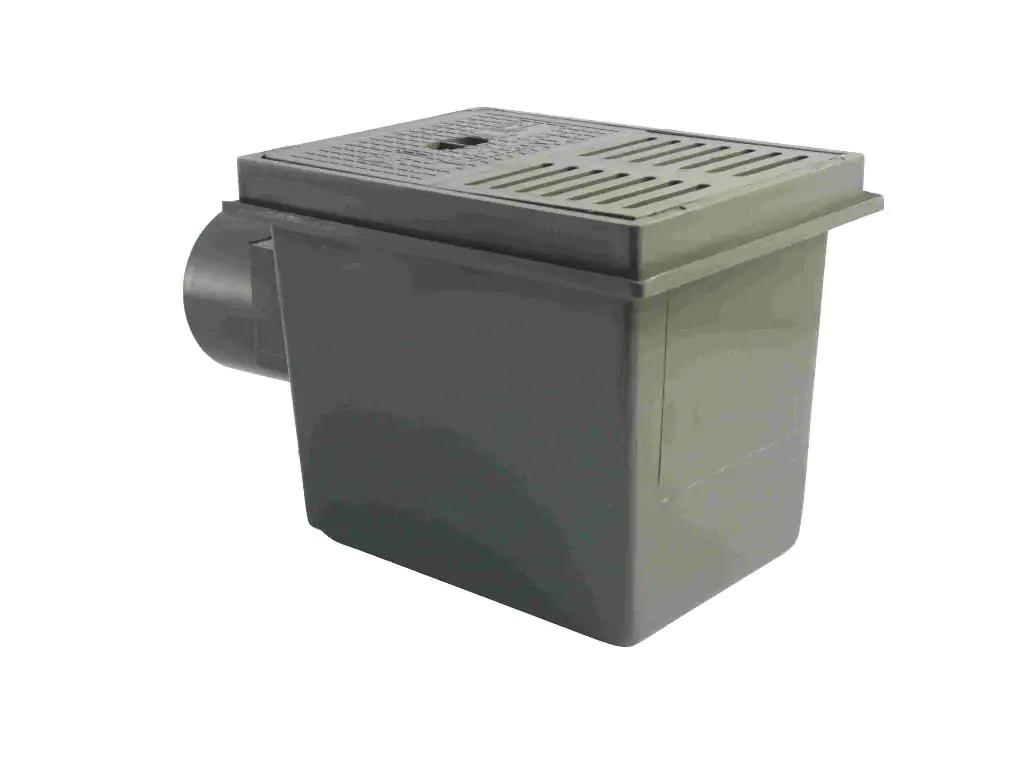 Marley Ballfix-Kellerablauf DN 110 mit Dreifachrückstauverschluss, 28,6 cm x 19,6 cm