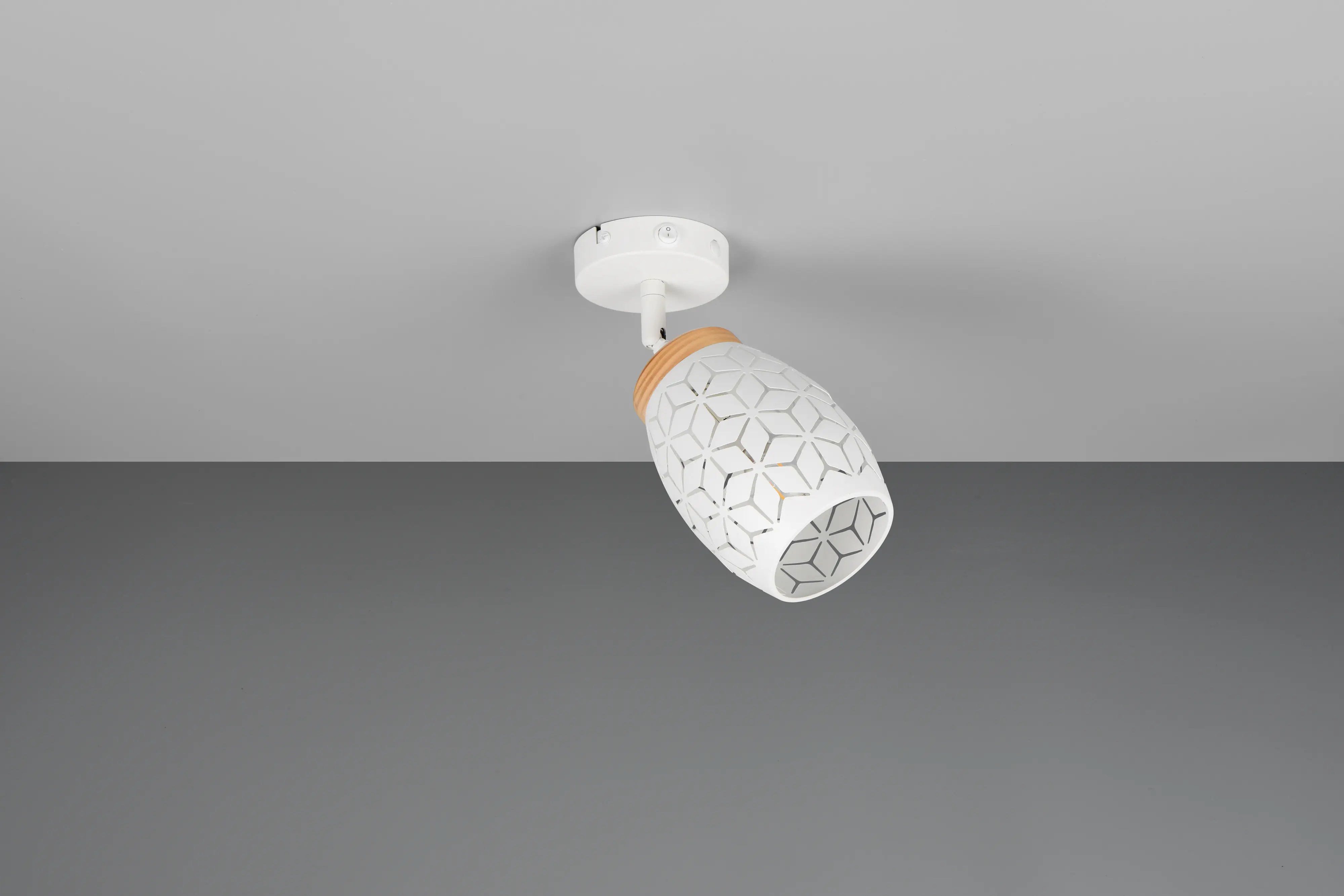 Trio Wandlampe 1er Spot Spot Bidar Ø 12 x 27 cm weiß matt