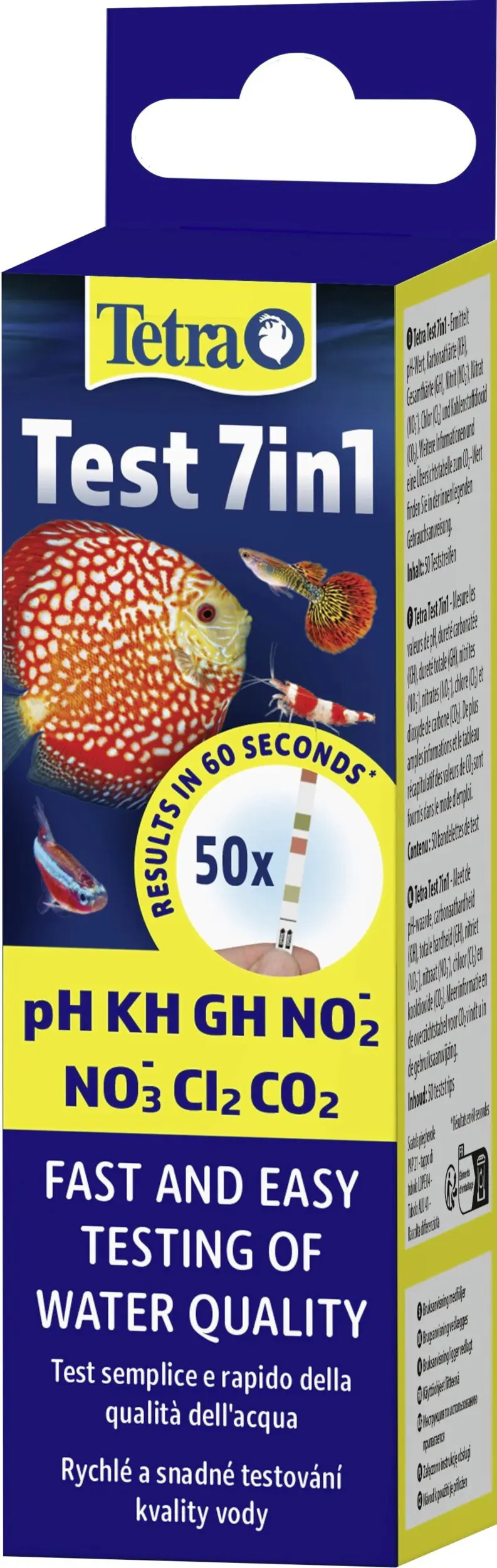 Tetra Aquariumwassertest 7in1 50 Teststreifen