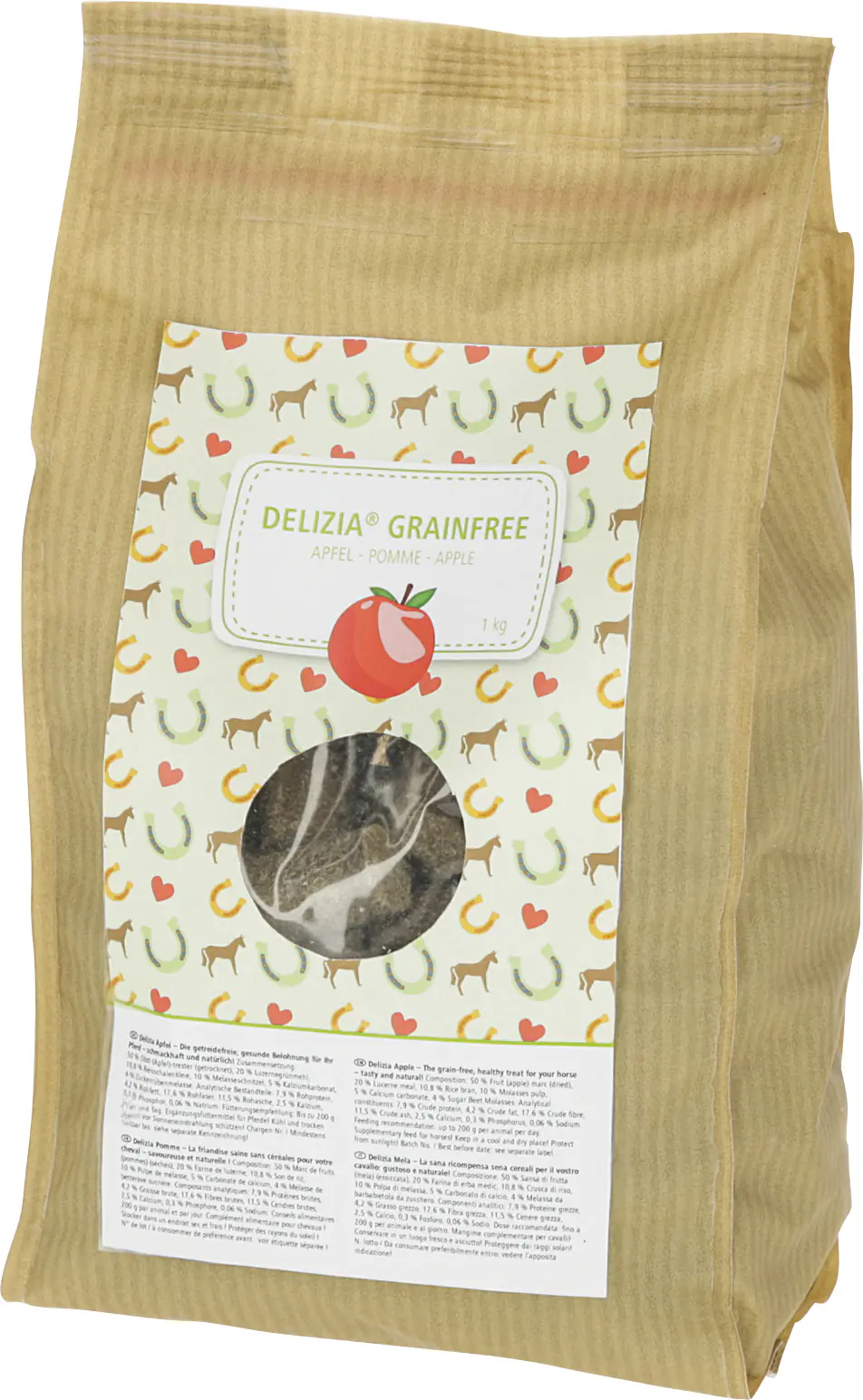 Kerbl Delizia Pferdeleckerli Apfel getreidefrei 1 kg