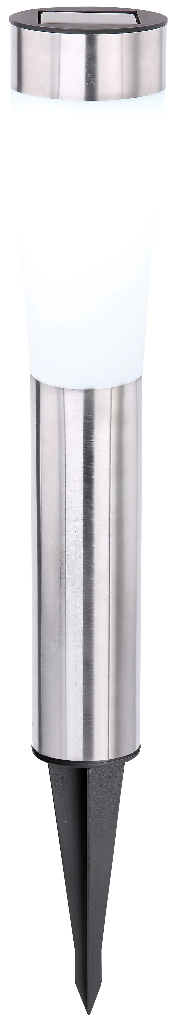 Globo Solarleuchte LED Solar edelstahl 56 x 7,5 cm