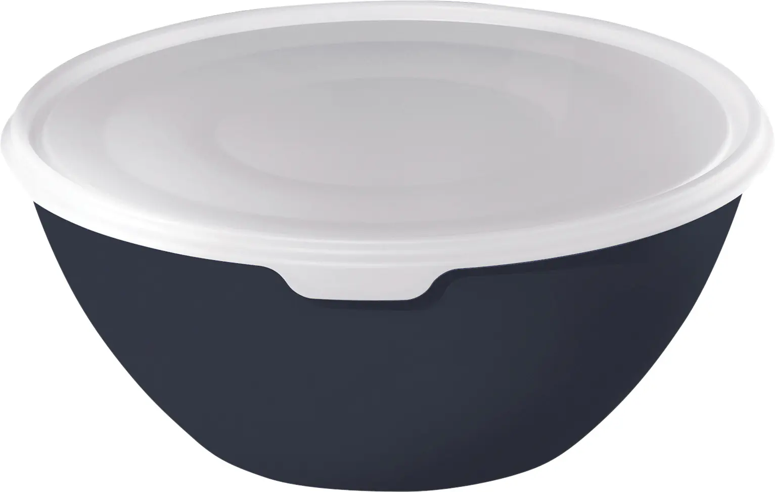 Rotho Schüssel + Deckel Caruba, 3 l midnight blau