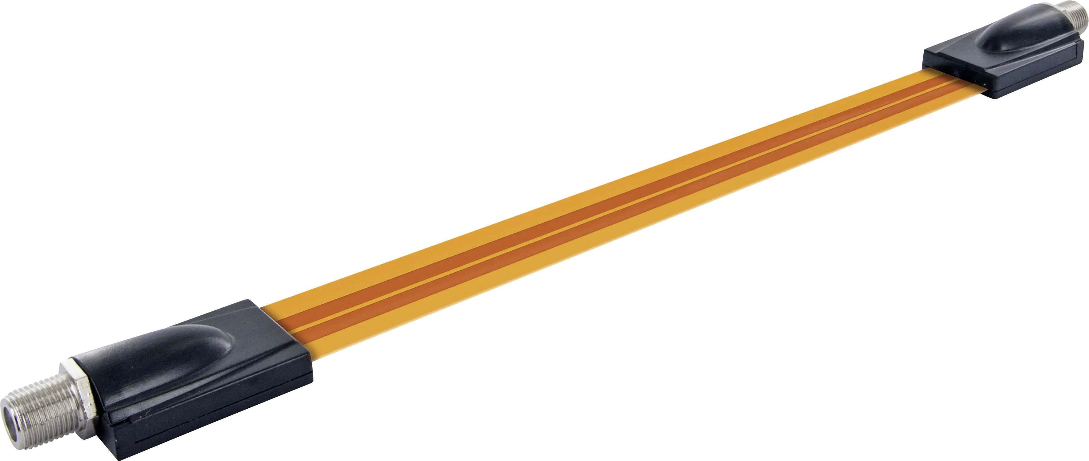 Schwaiger Fensterdurchführung KFF30 531 für Koaxialkabel F schwarz, 0,17m, ultraflach, 1x F Buchse / Schwaiger Fensterdurchführung KFF30 531 für Koaxialkabel F schwarz, 0,17m, ultraflach, 1x F Buchse /