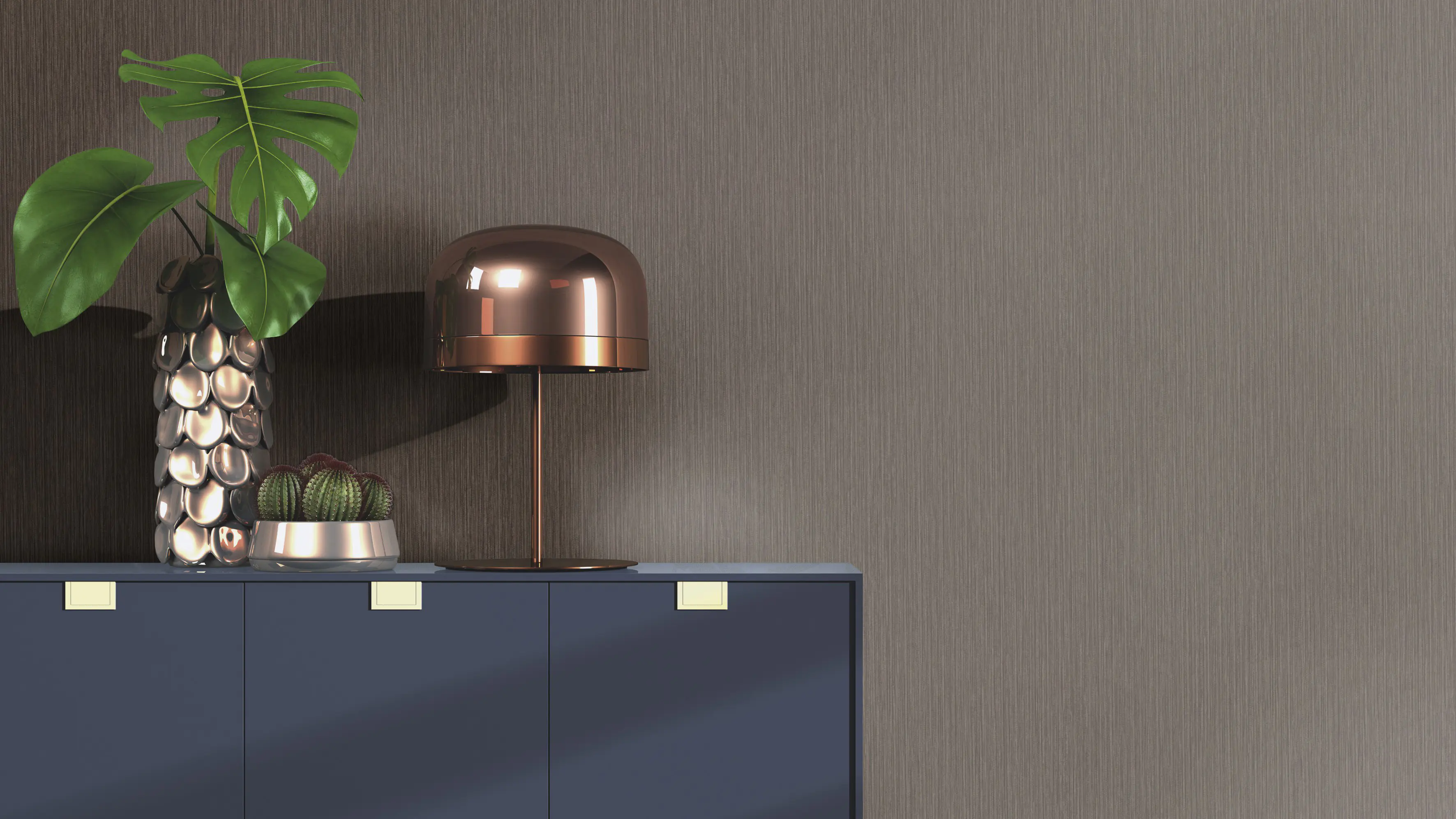 Rasch Vliestapete 537758 Braun-Braunschwarz Uni 10,05 m x 0,53 m