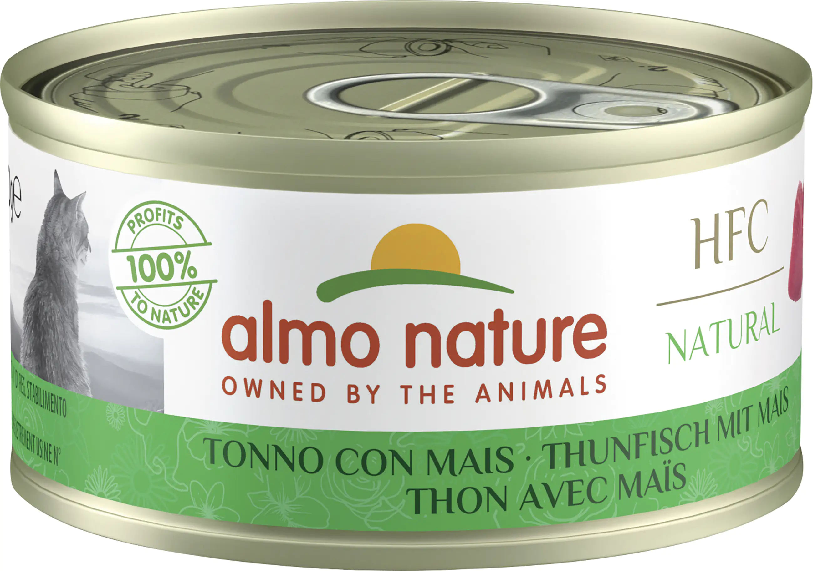 Almo Nature HFC Katzenfutter Thunfisch & Mais 70 g