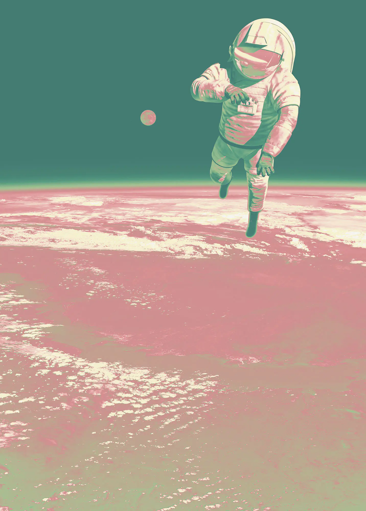 Komar Vlies Fototapete Spacewalk 200 x 280 cm 