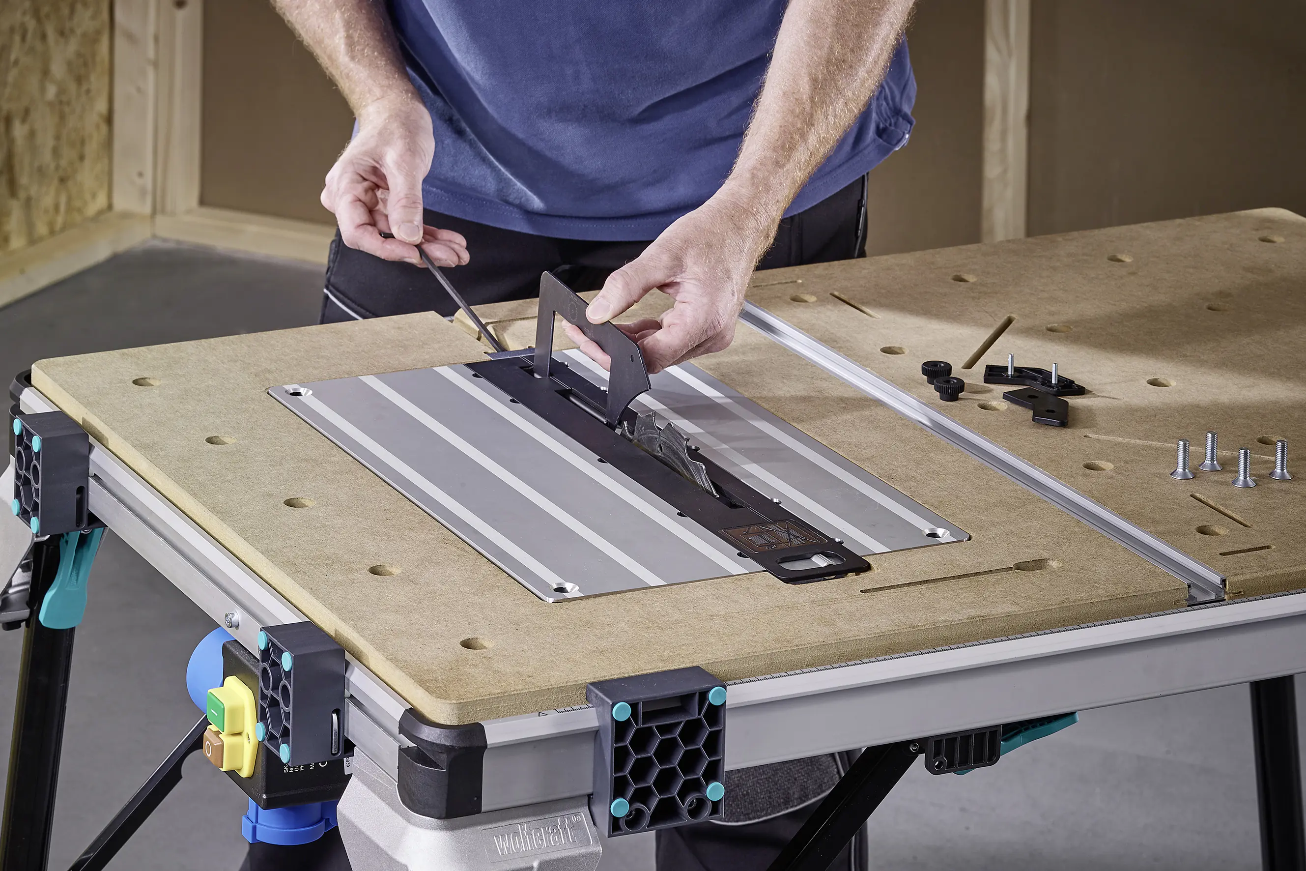 Wolfcraft Maschinenspanntisch Master Cut 2600 für Sägen und Fräsen Wolfcraft Maschinenspanntisch Master Cut 2600 für Sägen und Fräsen