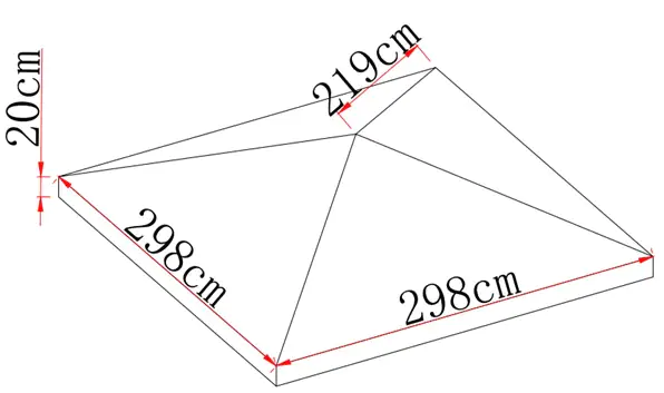 TrendLine Ersatzdach zu Pavillon Rio TrendLine Ersatzdach zu Pavillon Rio