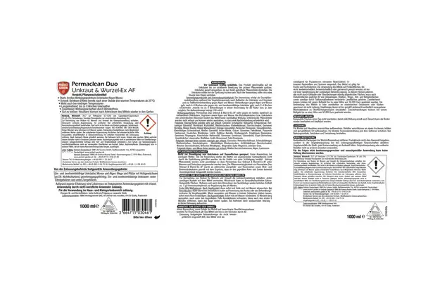 Protect Garden Permaclean Duo Unkraut & Wurzel-Ex AF 1 l Protect Garden Permaclean Duo Unkraut & Wurzel-Ex AF 1 l