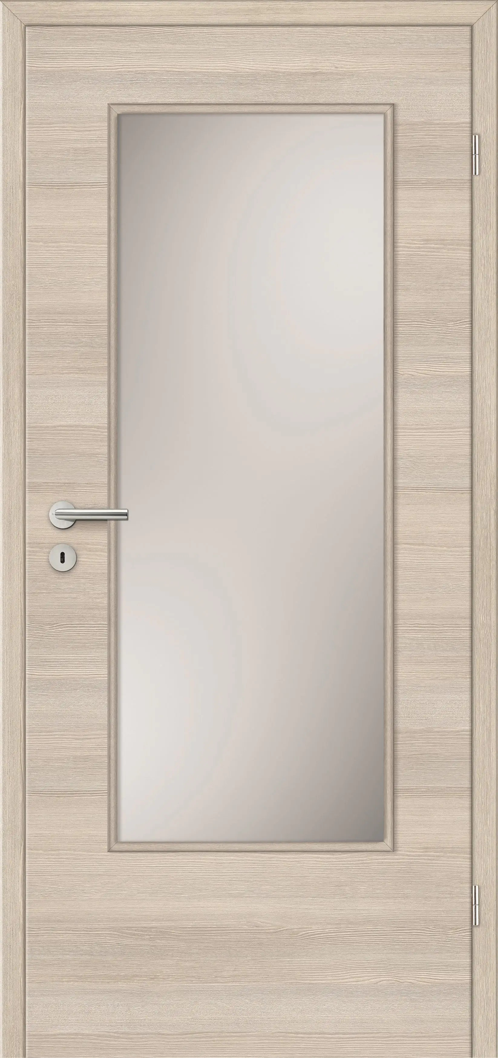 Borne Türblatt CPL Lärche Cashmere quer mit Lichtausschnitt G3 Röhrenspan