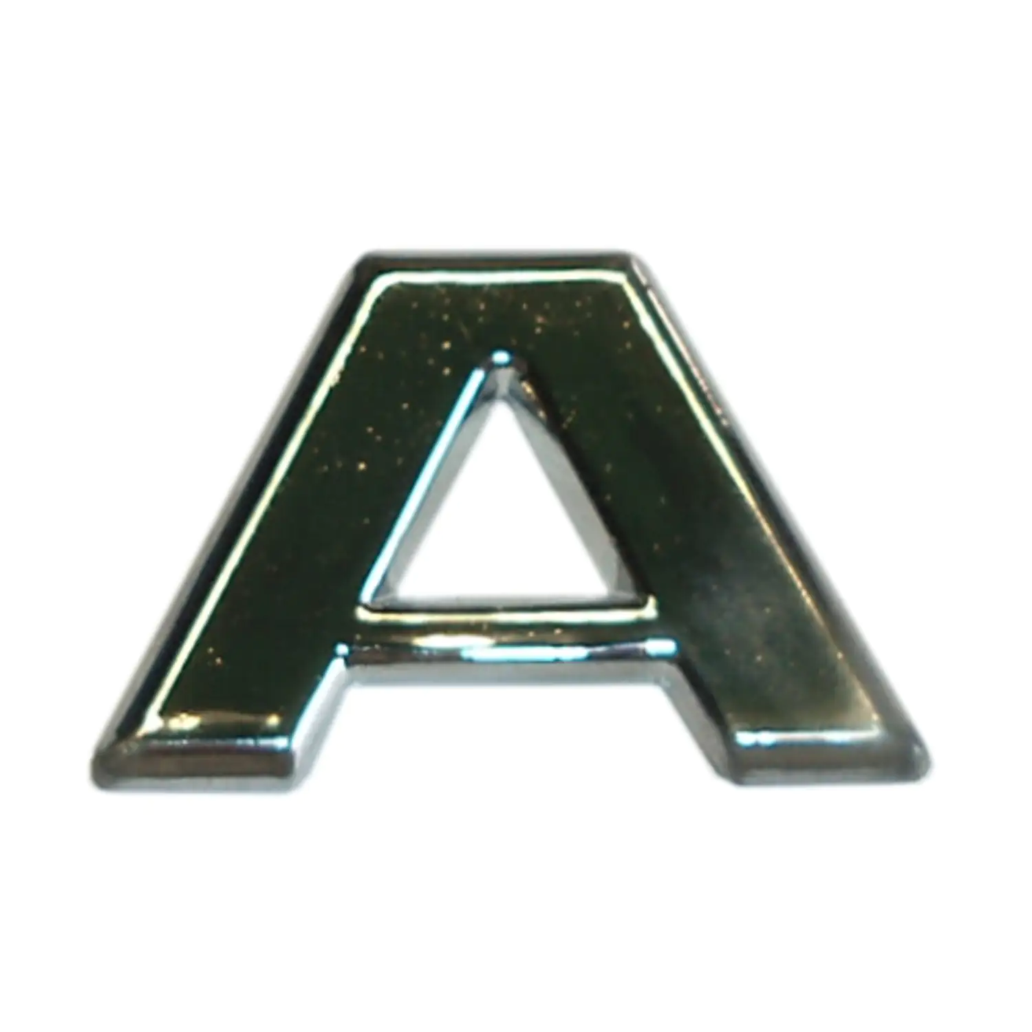 Hermann Schütz 3D-Relief-Chrome-Buchstabe A 25x35mm