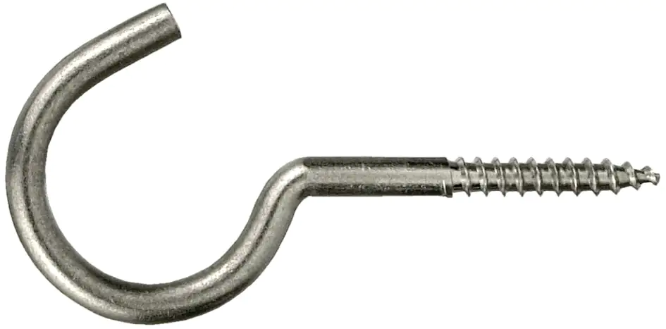 Wäscheleinenhaken 4,8 x 65 mm, gebogen, 1 Stück