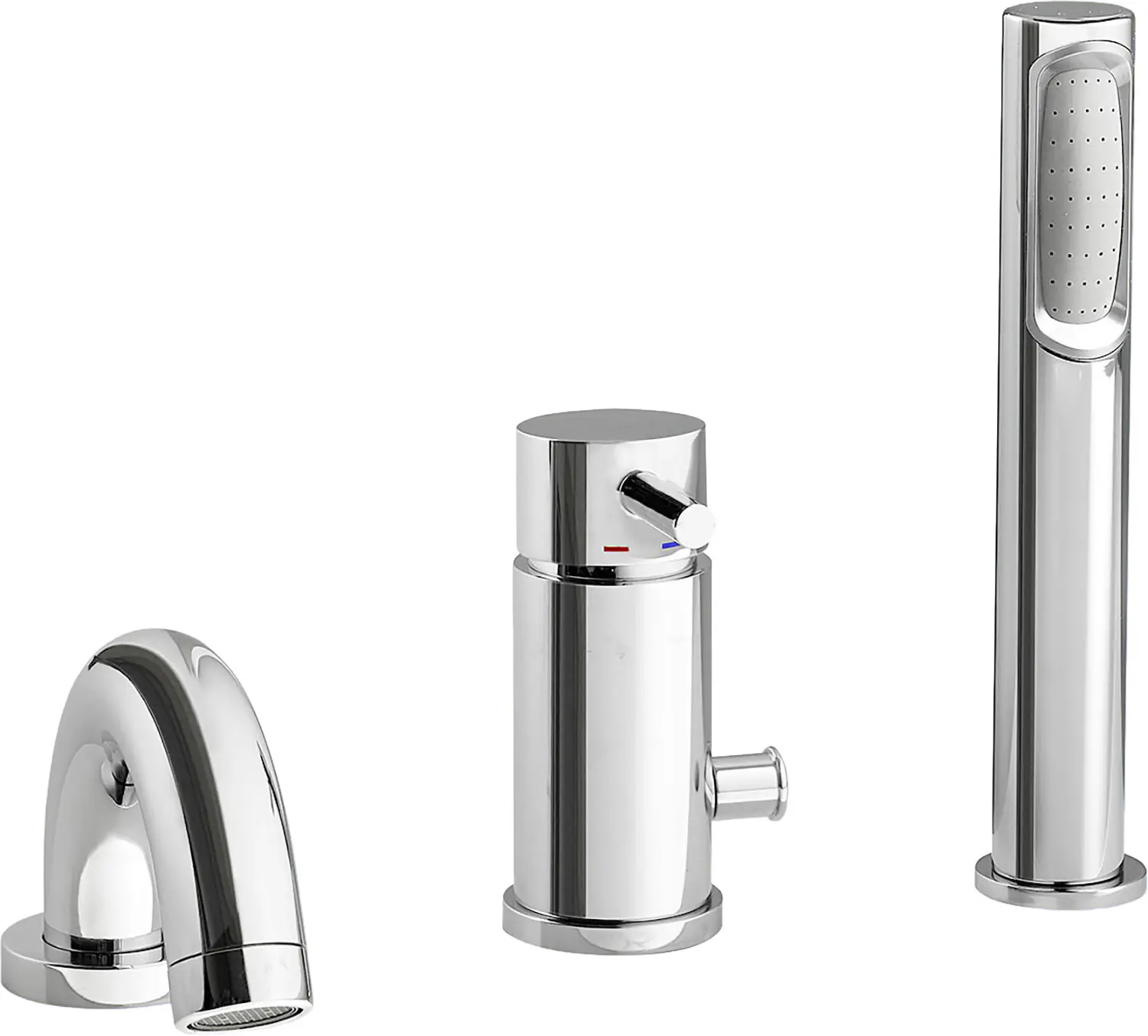 Ottofond 3-Loch-Badewannenarmatur S3000