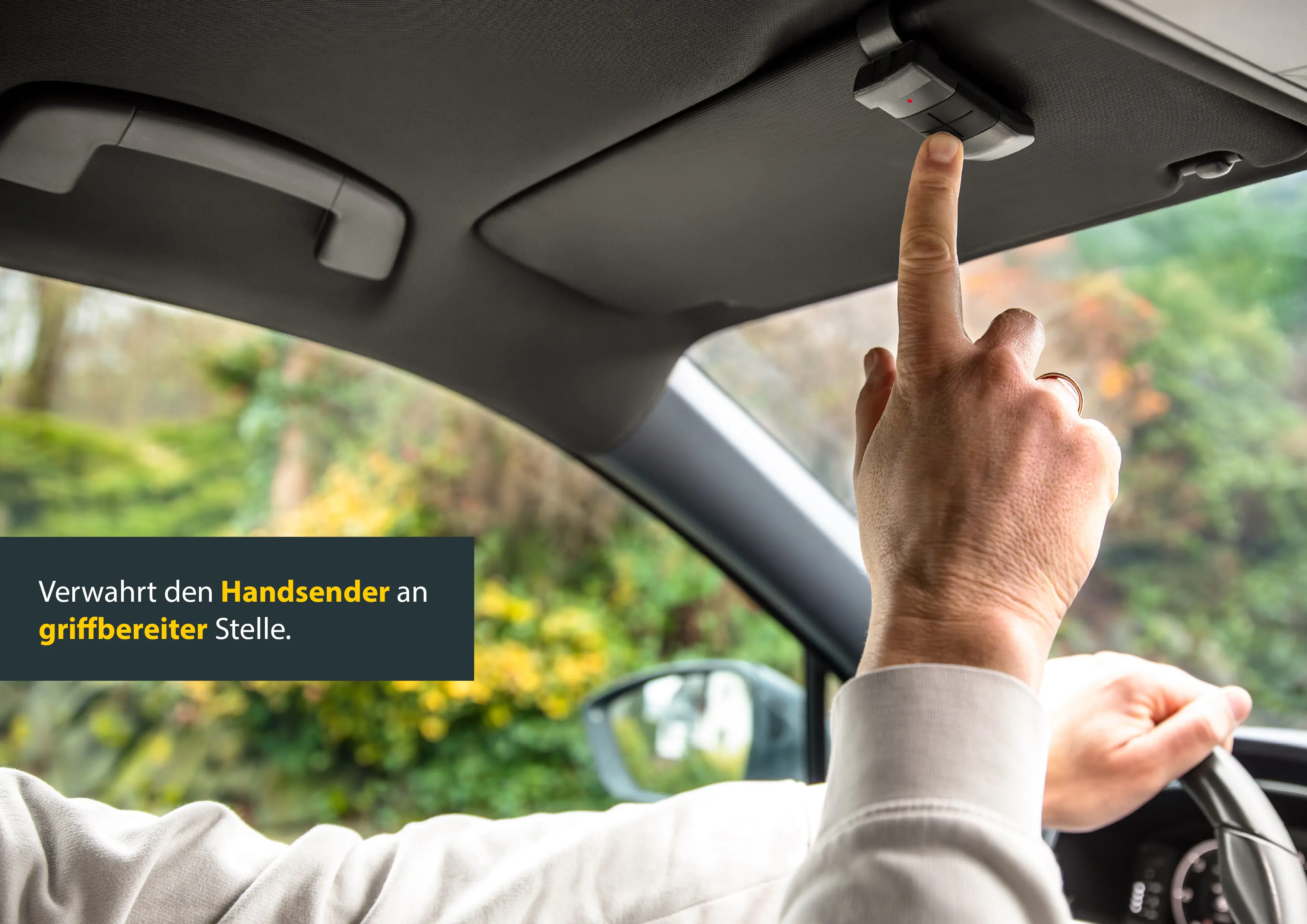 Schellenberg Sonnenblenden-Clip Powerlift für Torantrieb-Handsender Schellenberg Sonnenblenden-Clip Powerlift für Torantrieb-Handsender