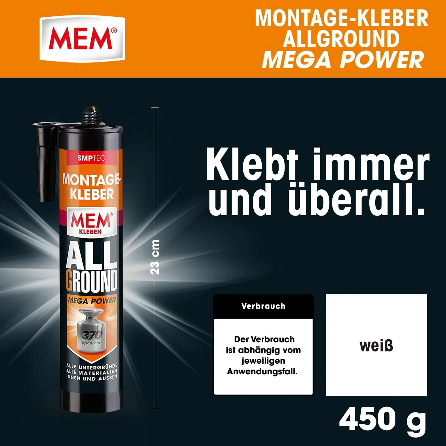 MEM Montagekleber Mega Power 2x 450 g MEM Montagekleber Mega Power 2x 450 g