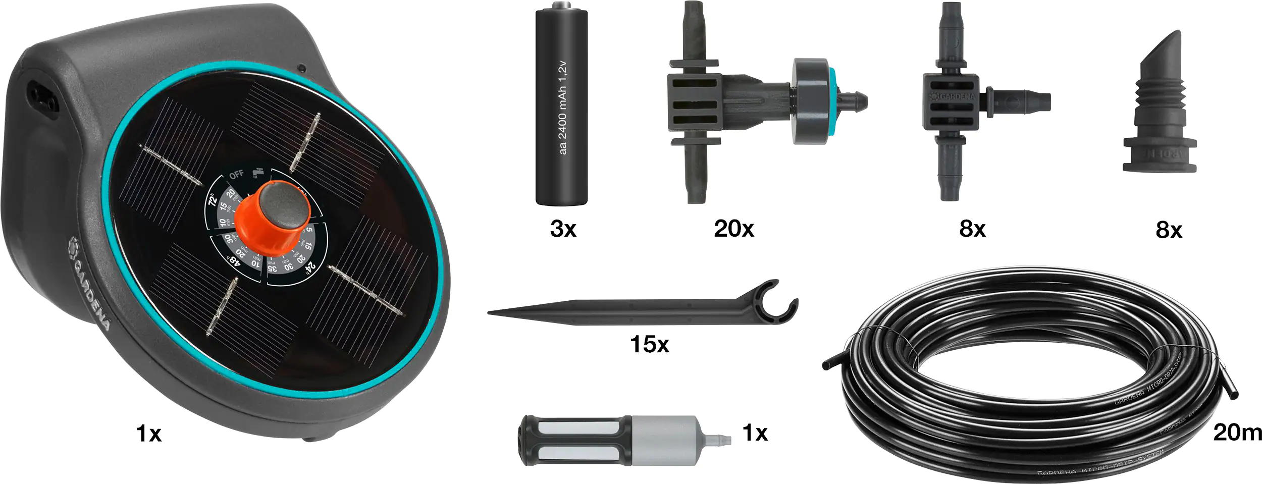 Gardena Solar Bewässerung aquaBloom Set Gardena Solar Bewässerung aquaBloom Set