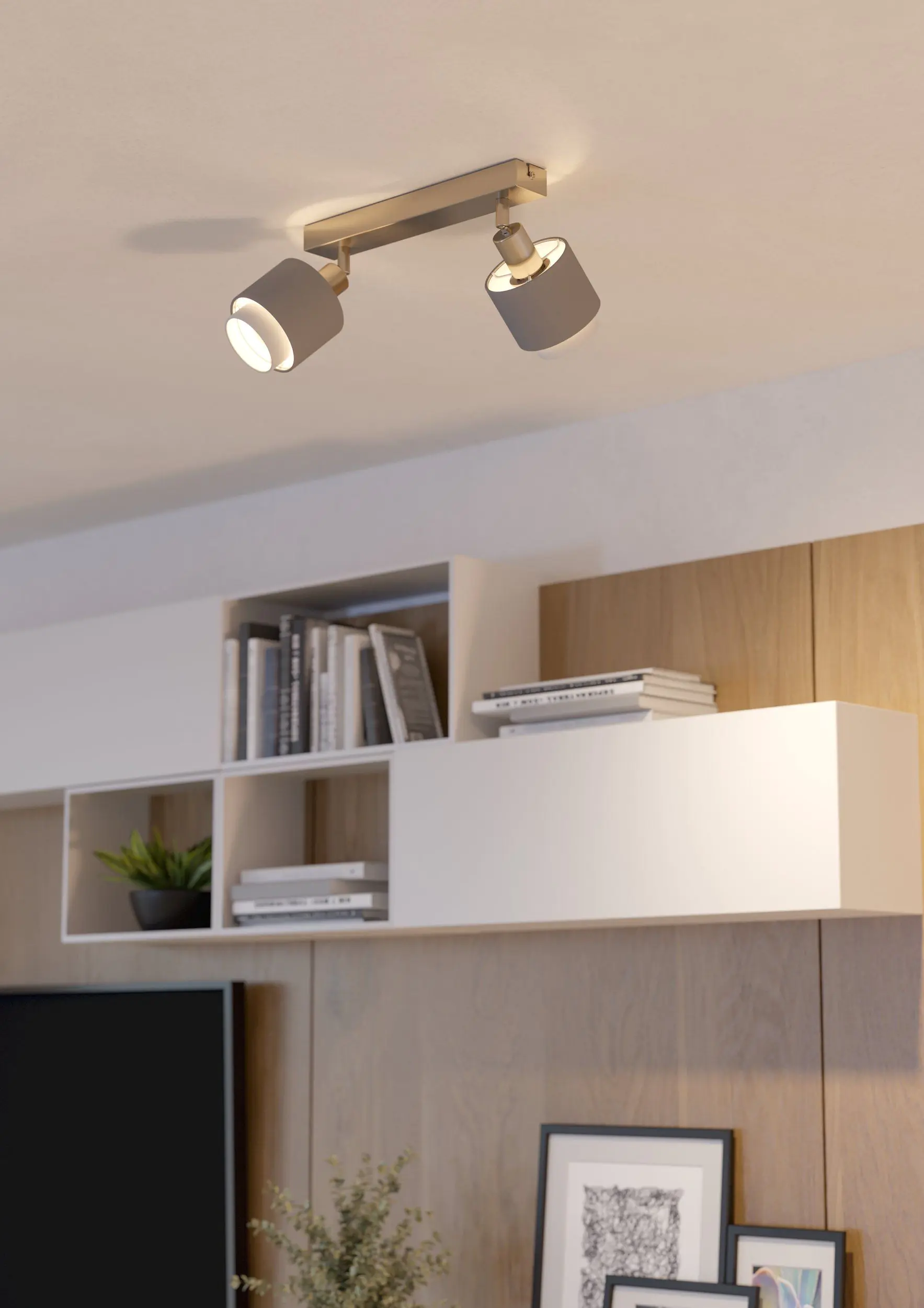 Eglo 2er Spot Bellizzi nickel matt 31 x 18,5 cm E14