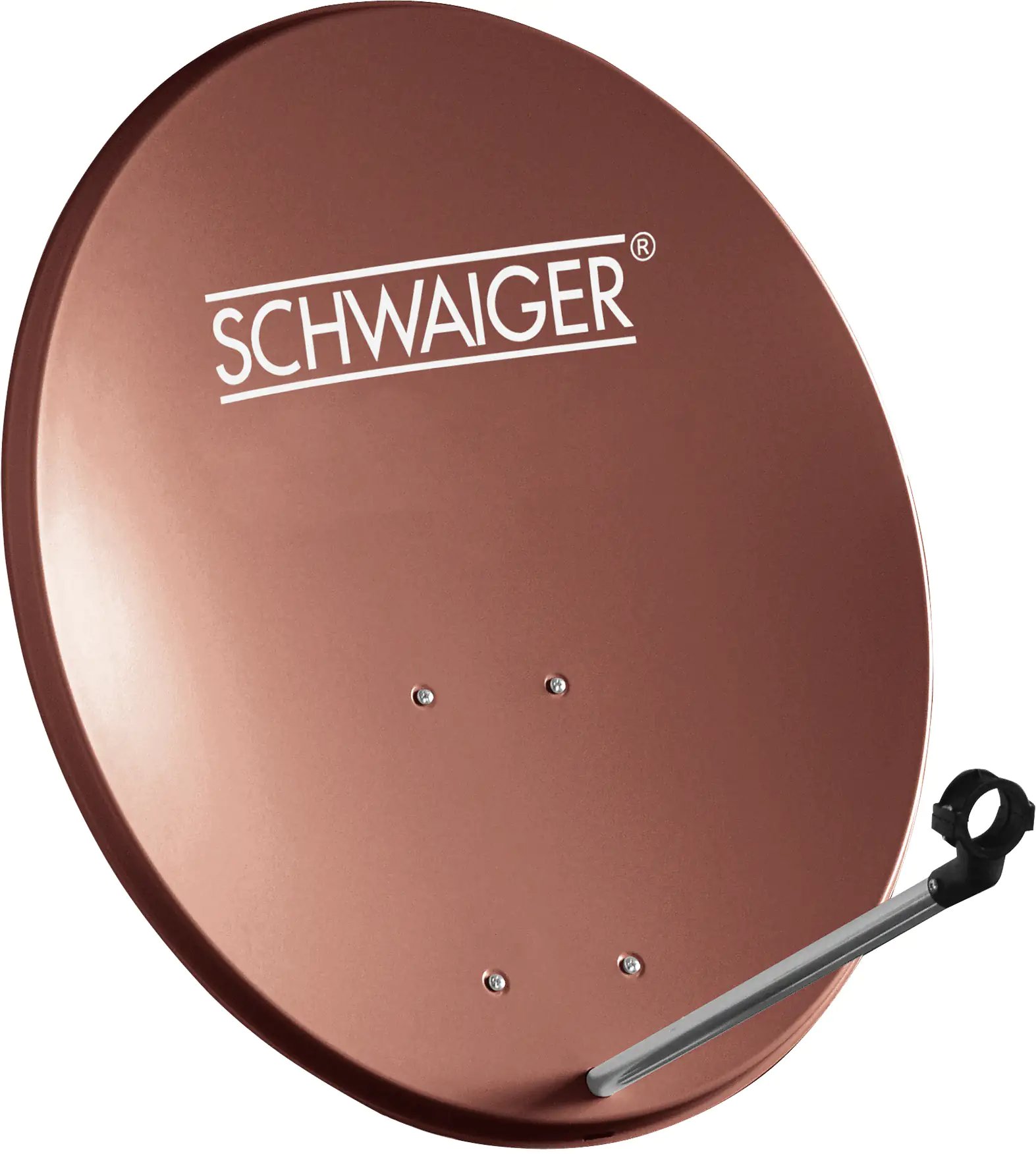 4004005152197_975349 SCHWAIGER Aluminium Offset Antenne 73 cm ziegelrot Ø 73 cm