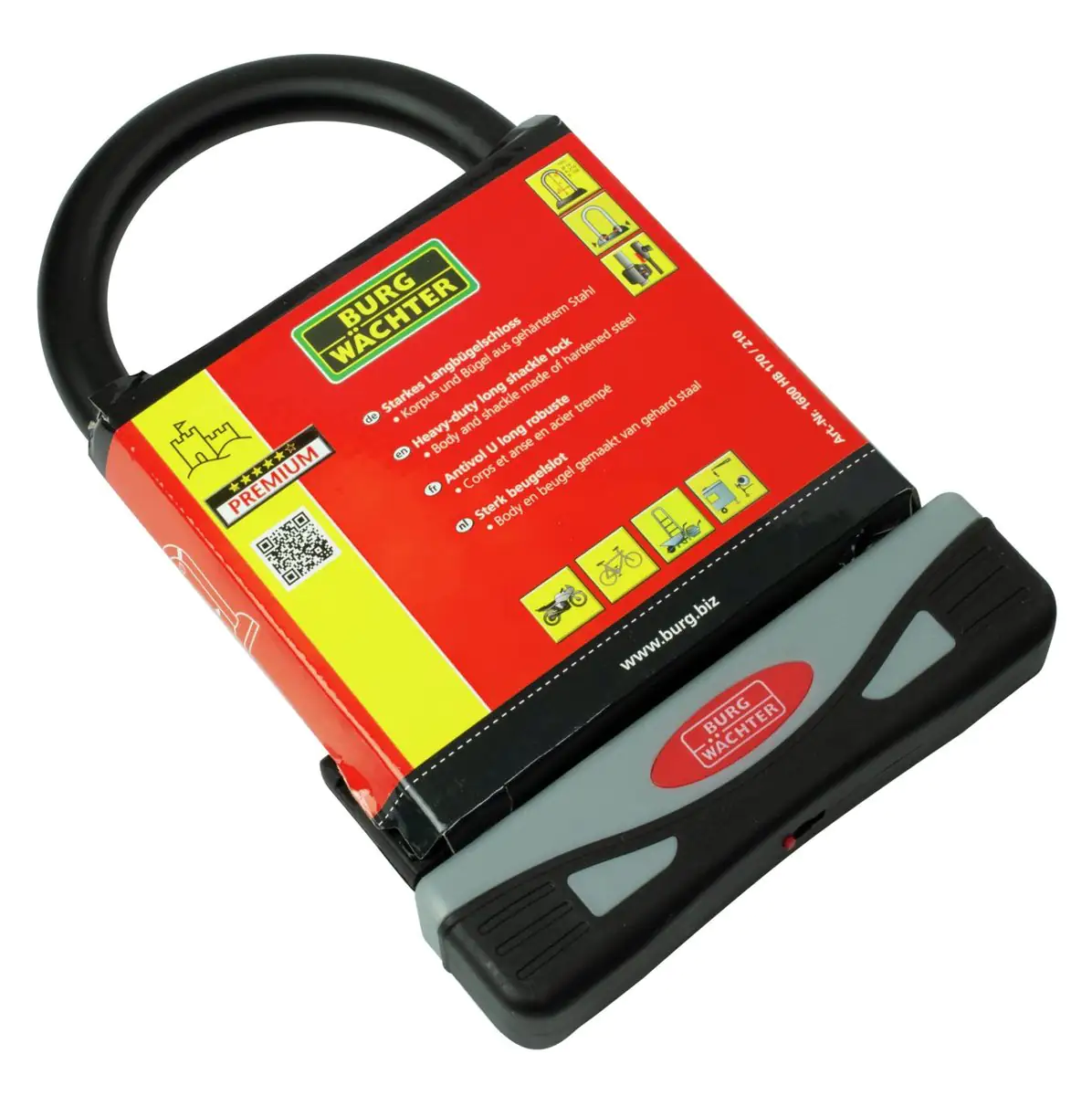 Burg Wächter Langbügelschloss 1600 HB 170/210 106x210mm