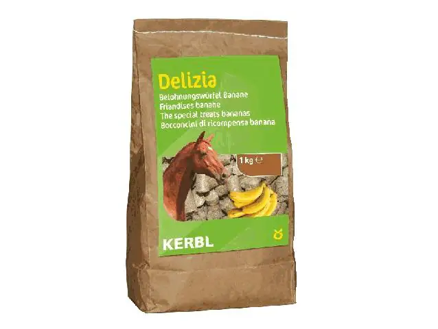 Kerbl Delizia Pferdeleckerli Bio Sweeties Banane 1 kg