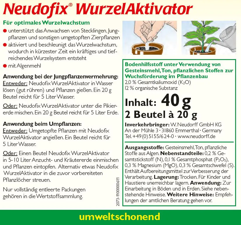 Neudofix Wurzel-Aktivator 40 g Neudofix Wurzel-Aktivator 40 g