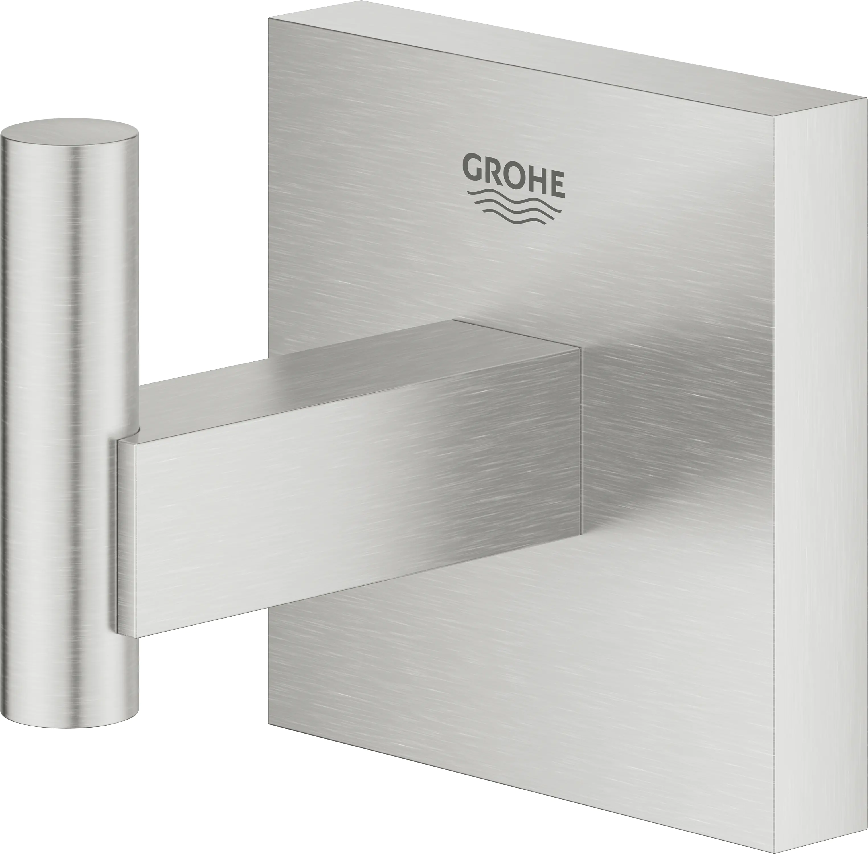 Grohe Start Cube Bademantelhaken supersteel klebbar Grohe Start Cube Bademantelhaken supersteel klebbar