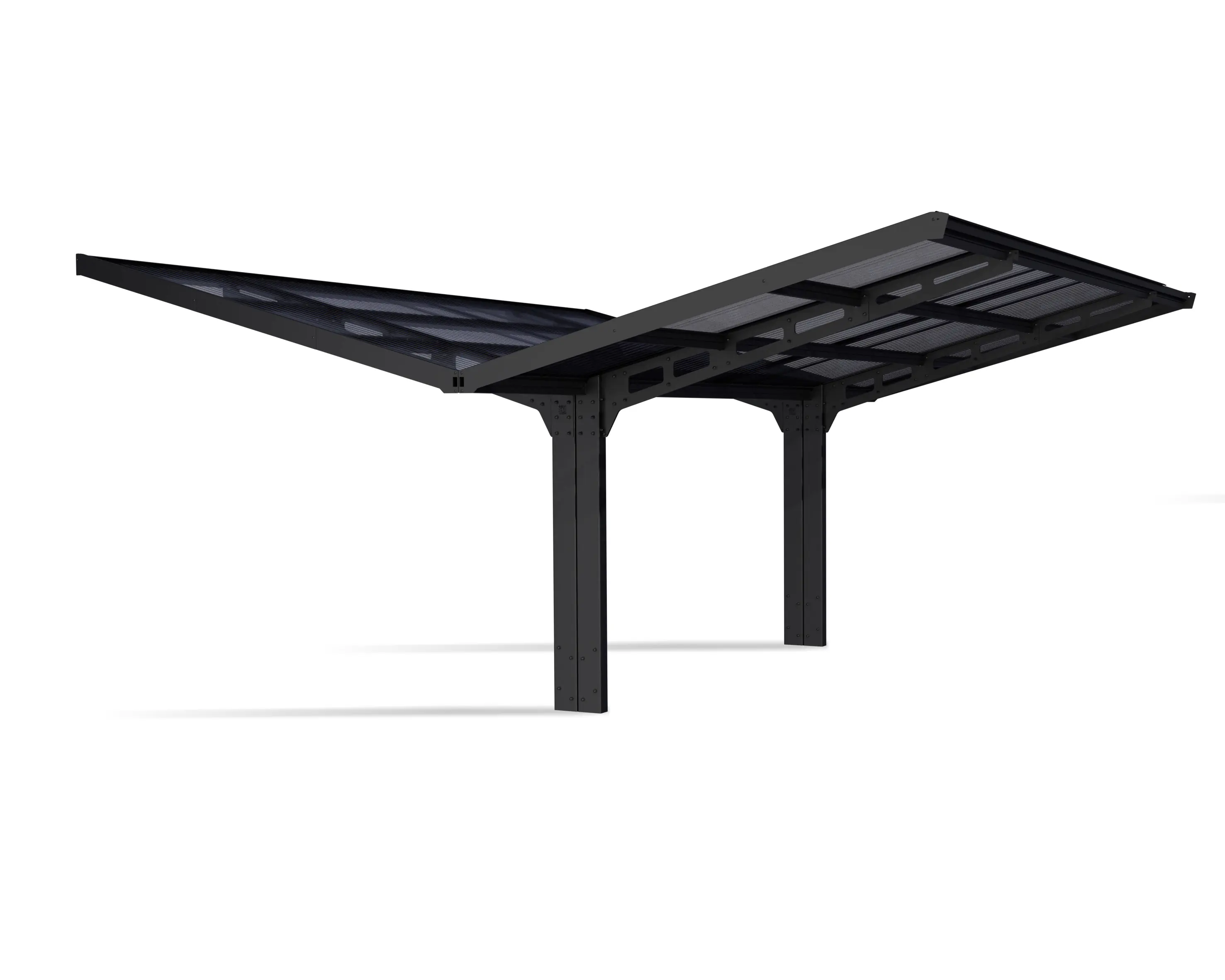Canopia Carport Sydney Wings  Schwarz Alu 572 x 586 cm Canopia Carport Sydney Wings  Schwarz Alu 572 x 586 cm