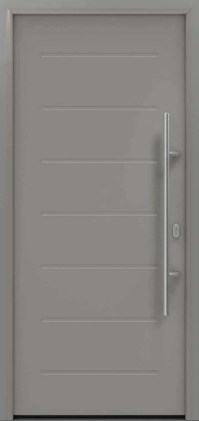 EcoStar Haustür ISOPRO IP 015 graualuminium 110 x 210 cm