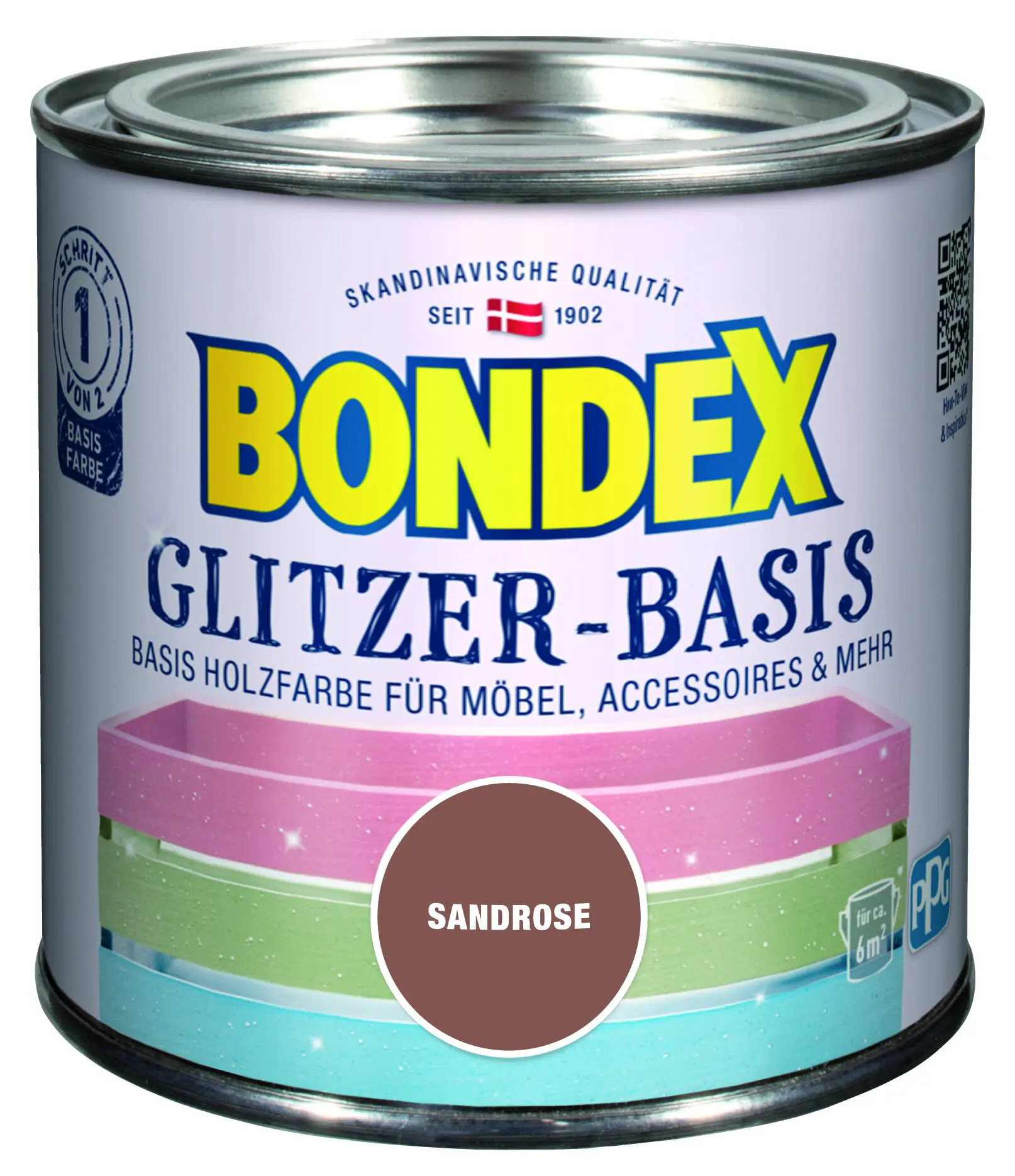 Bondex Glitzer-Basis 500 ml basis sandrose