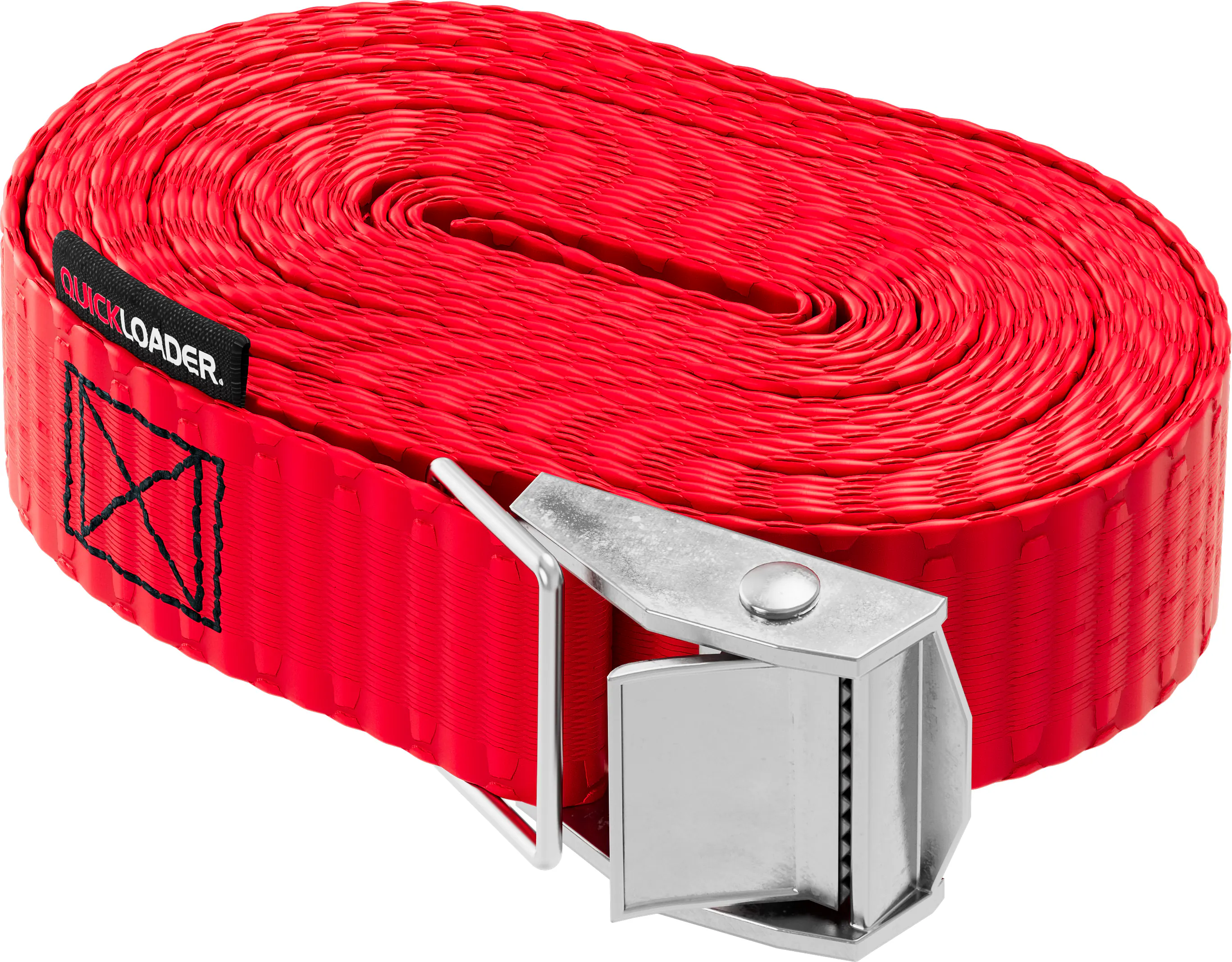 QUICKLOADER® Spanngurt Cambuckle 25 mm x 5 m 1 Stück rot
