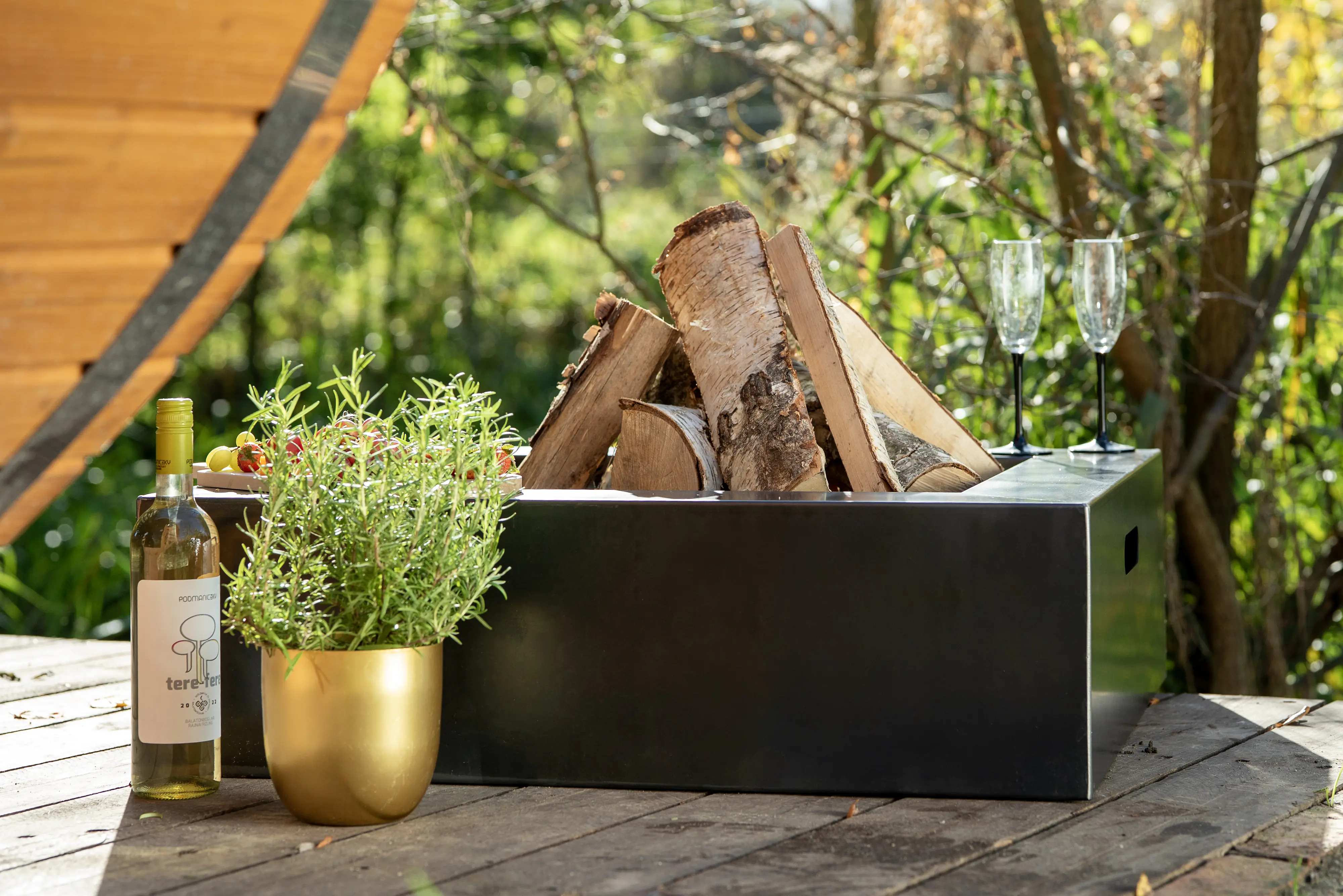 Buschbeck Feuerstelle Bilbao 80 x 80 cm; Höhe 23,5cm