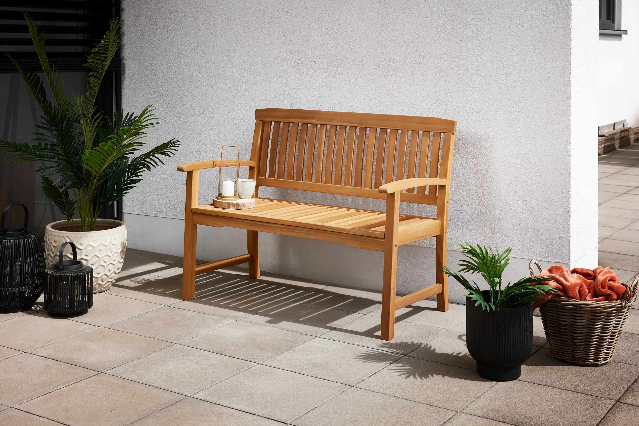 Primaster Gartenbank 2-Sitzer Akazie Norderney 111 cm 