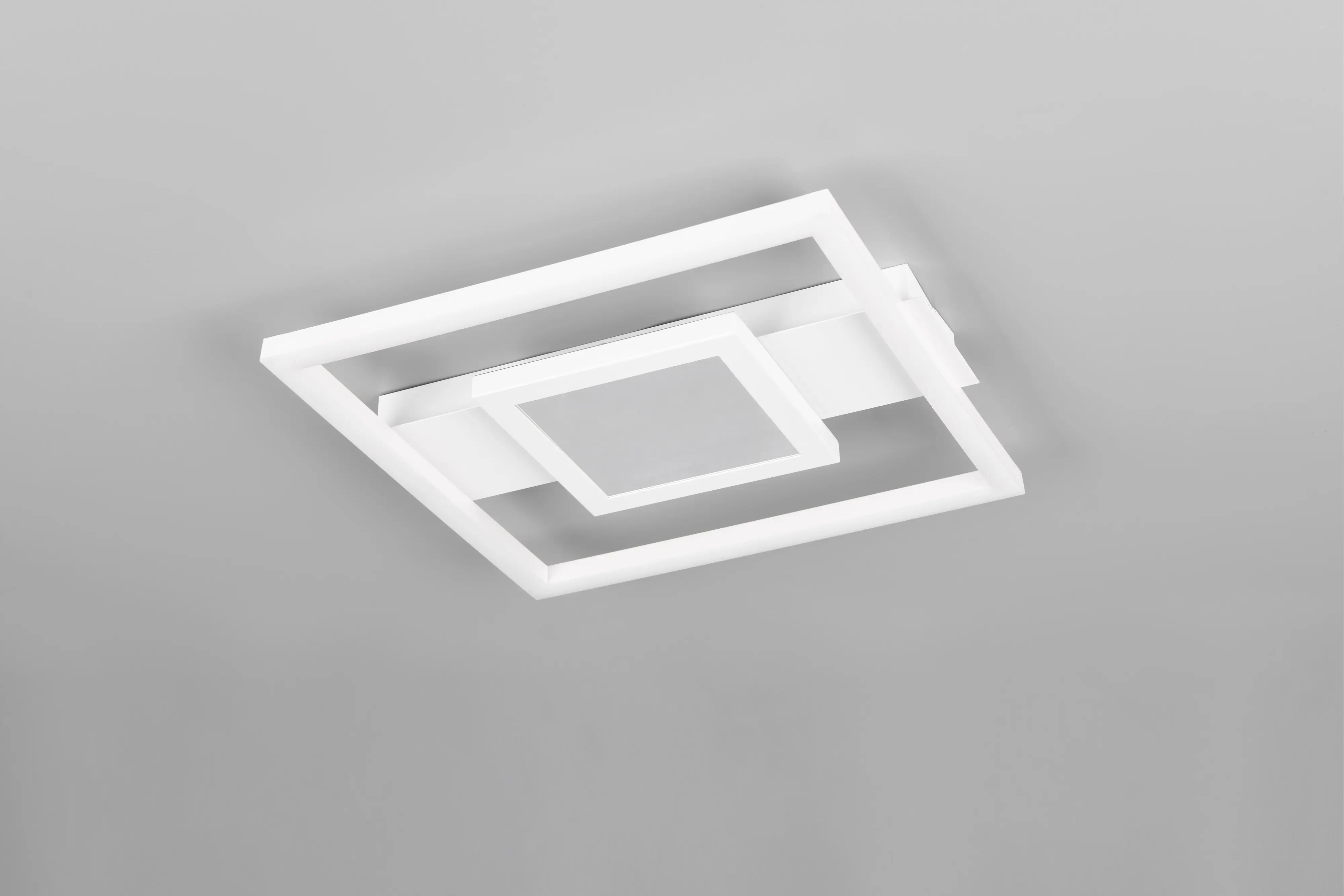Trio LED-Deckenleuchte Wheeler 35 x 33 cm neutralweiß weiß matt